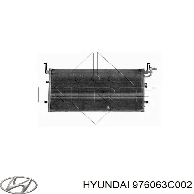 976063C002 Hyundai/Kia condensador aire acondicionado