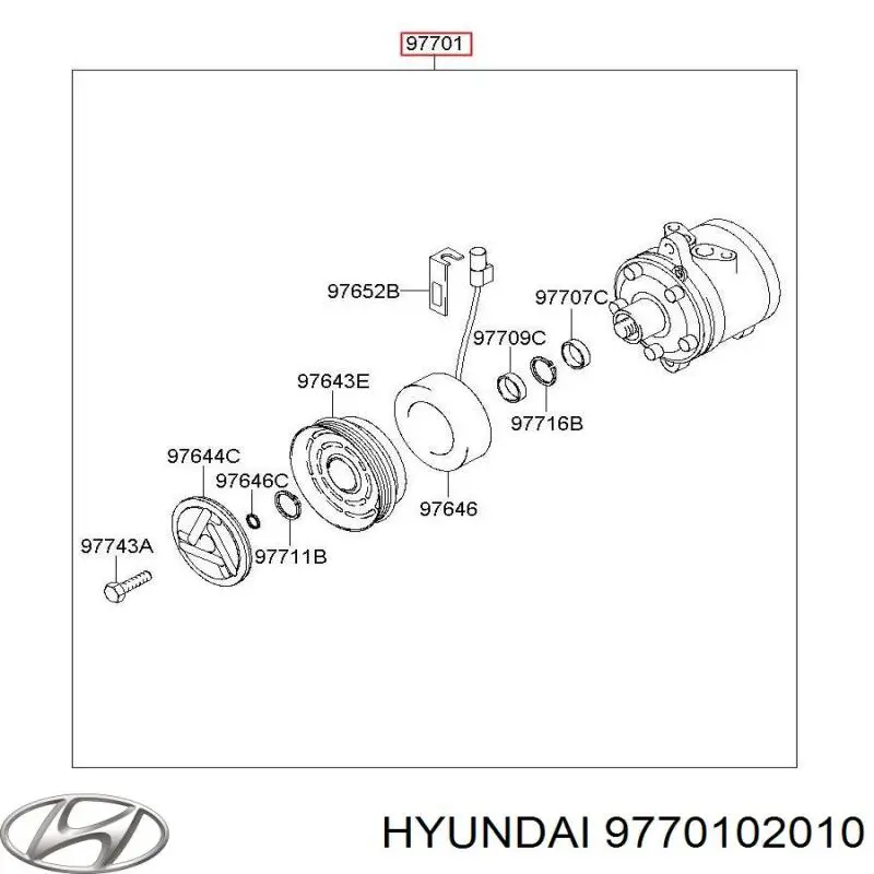 9770102010 Hyundai/Kia 