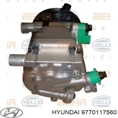 97701-17560 Hyundai/Kia compresor de aire acondicionado