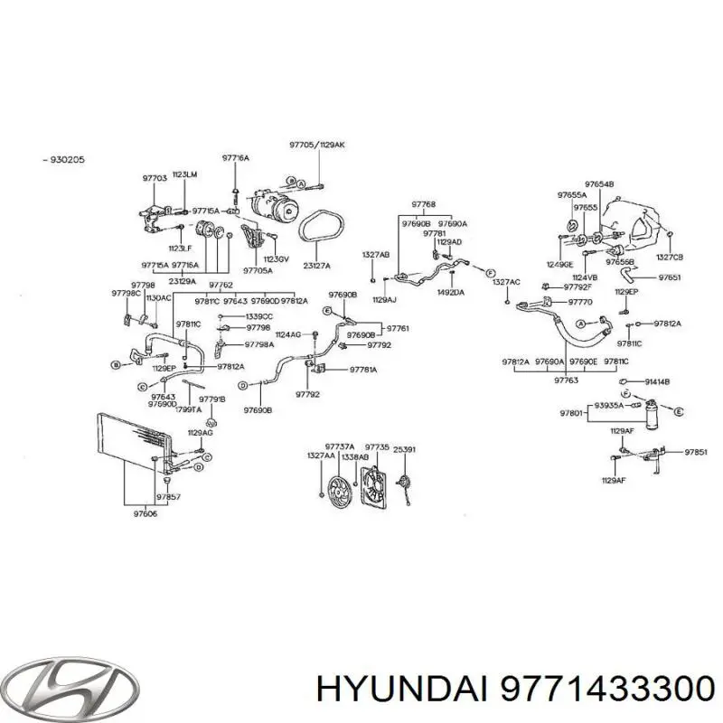  Perno del compresor de aire acondicionado para KIA Ceed JD