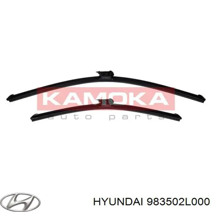 983502L000 Hyundai/Kia limpiaparabrisas de luna delantera conductor