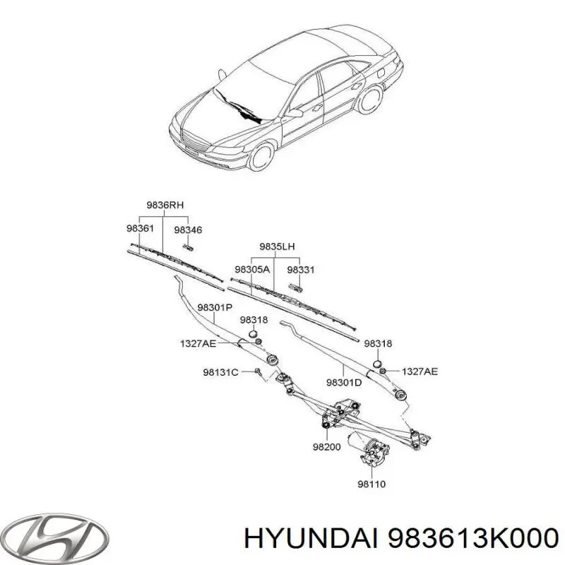 983613K000 Hyundai/Kia 