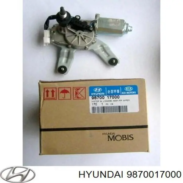  Motor limpiaparabrisas luna trasera para Hyundai Matrix FC