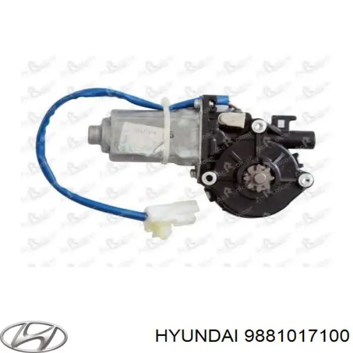  Motor eléctrico, elevalunas, puerta delantera izquierda para Hyundai Matrix FC