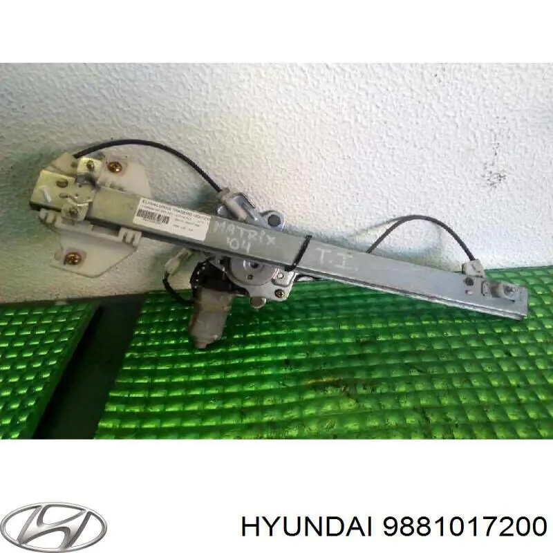  Motor eléctrico, elevalunas, puerta trasera izquierda para Hyundai Matrix FC