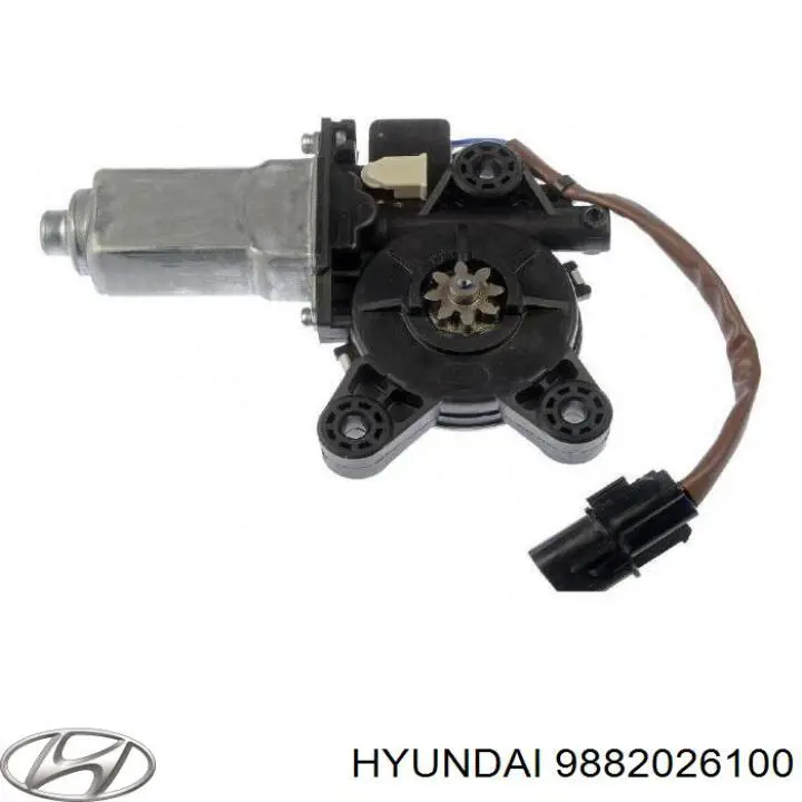  Motor eléctrico, elevalunas, puerta delantera derecha para Hyundai Santa Fe 1 