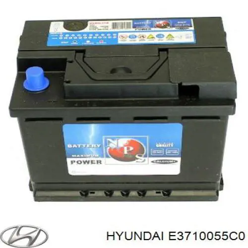 E3710055C0 Hyundai/Kia batería de arranque