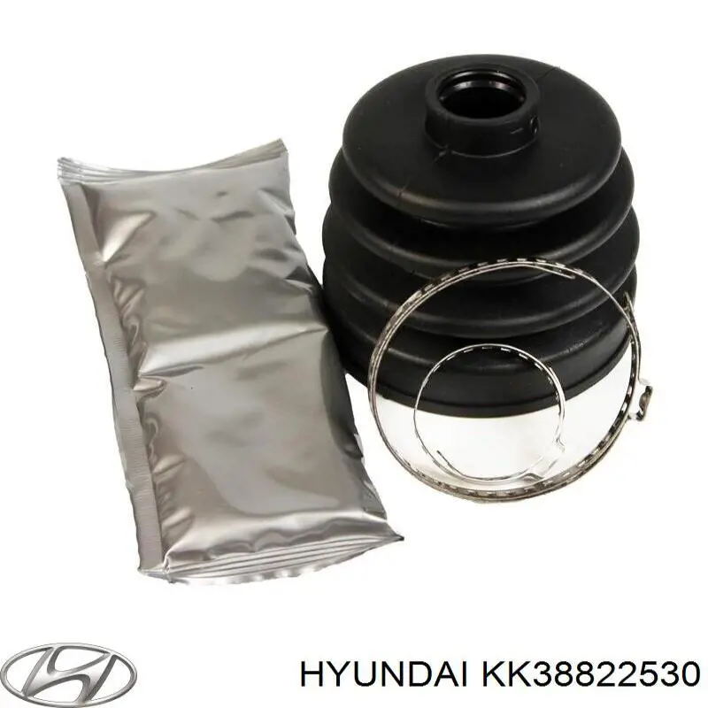 KK38822530 Hyundai/Kia fuelle, árbol de transmisión delantero exterior