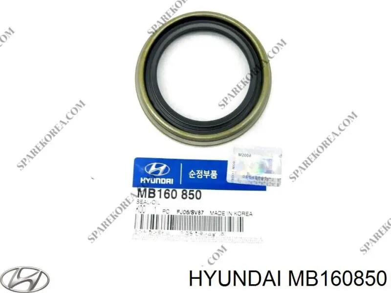 MB160850 Hyundai/Kia anillo retén de semieje, eje delantero