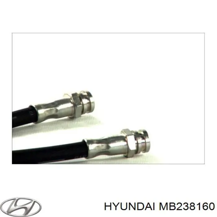 MB238160 Hyundai/Kia tubo flexible de frenos trasero