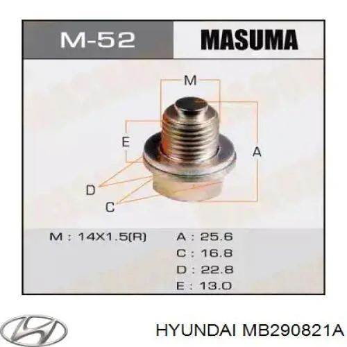 51721M1000 Mitsubishi cubo de rueda delantero