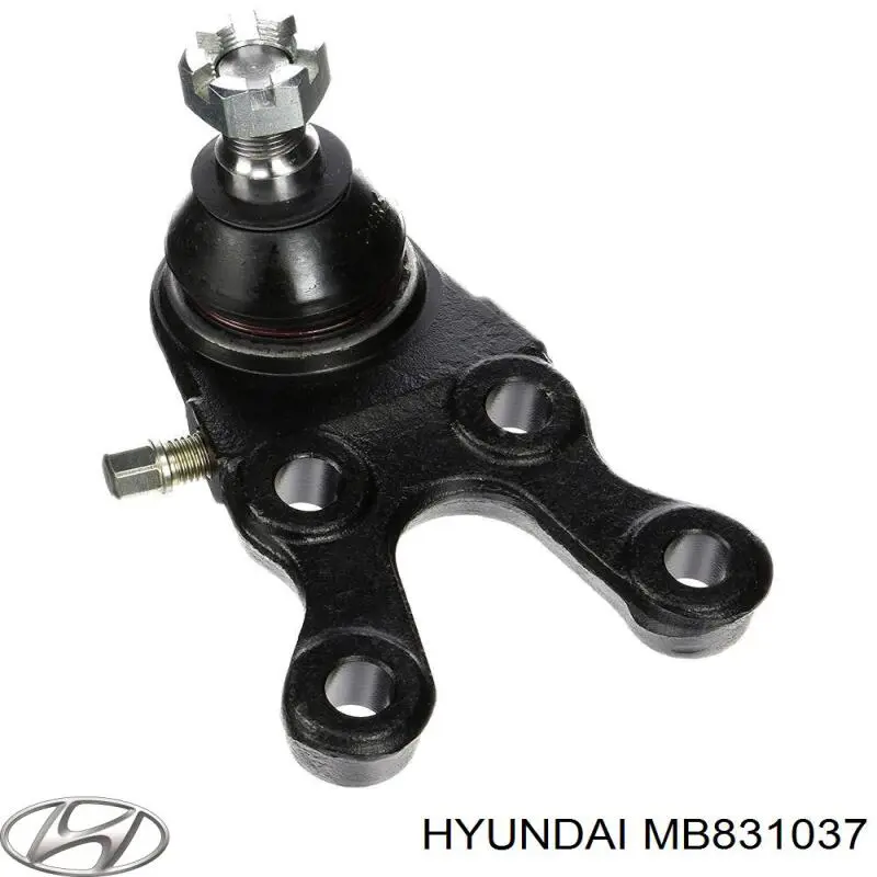 MB831037 Hyundai/Kia rótula de suspensión inferior izquierda