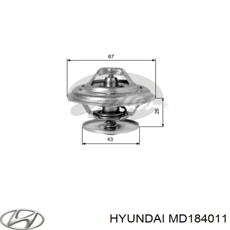 MD184011 Hyundai/Kia 