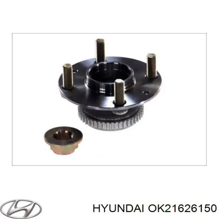 OK21626150 Hyundai/Kia cubo de rueda trasero