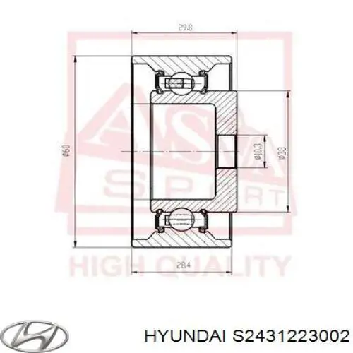 S2431223002 Hyundai/Kia correa distribucion