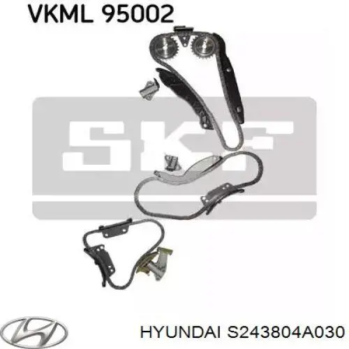 S243804A030 Hyundai/Kia tensor, cadena de distribución