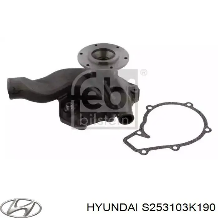 S253103K190 Hyundai/Kia radiador refrigeración del motor