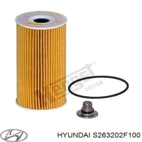 S263202F100 Hyundai/Kia filtro de aceite