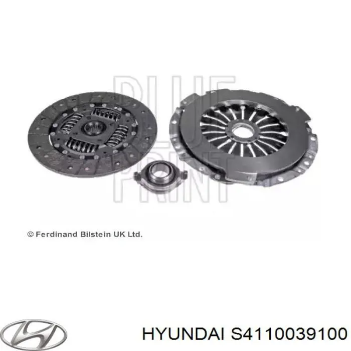 S4110039100 Hyundai/Kia disco de embrague