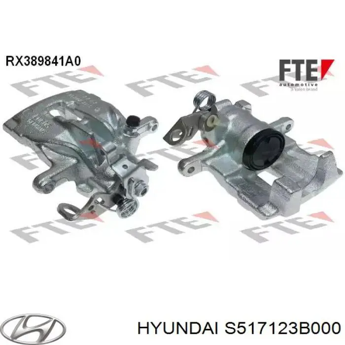 S517123B000 Hyundai/Kia freno de disco delantero