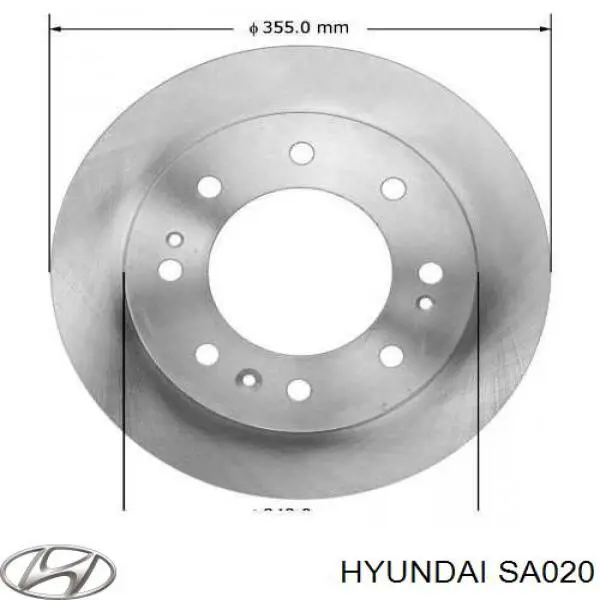 SA020 Hyundai/Kia zapatas de frenos de tambor traseras