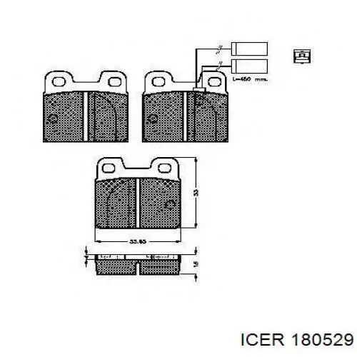 60729279 Fiat/Alfa/Lancia pastillas de freno traseras