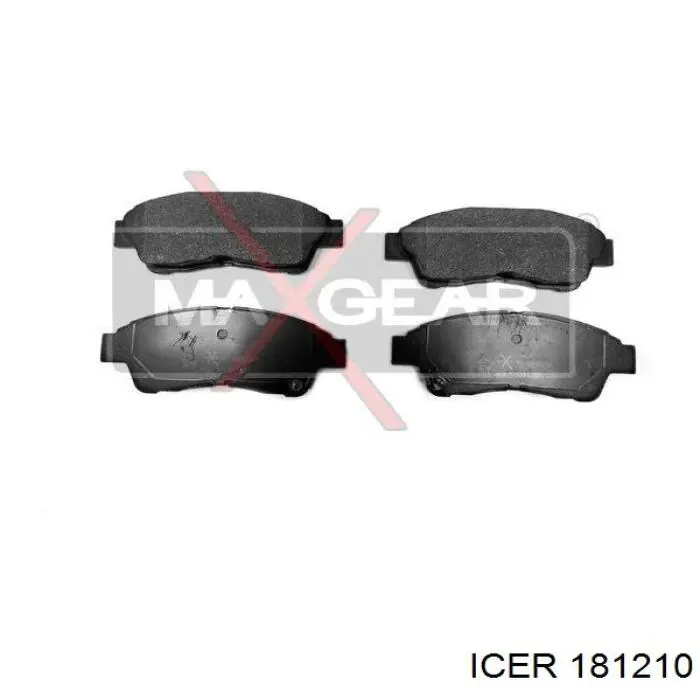 181210 Icer pastillas de freno delanteras