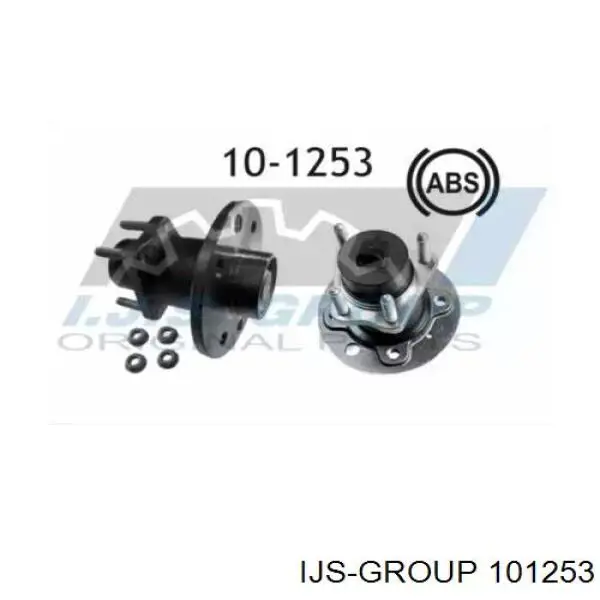 10-1253 IJS Group cubo de rueda trasero