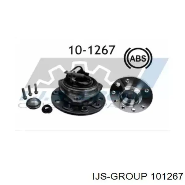 10-1267 IJS Group cubo de rueda delantero