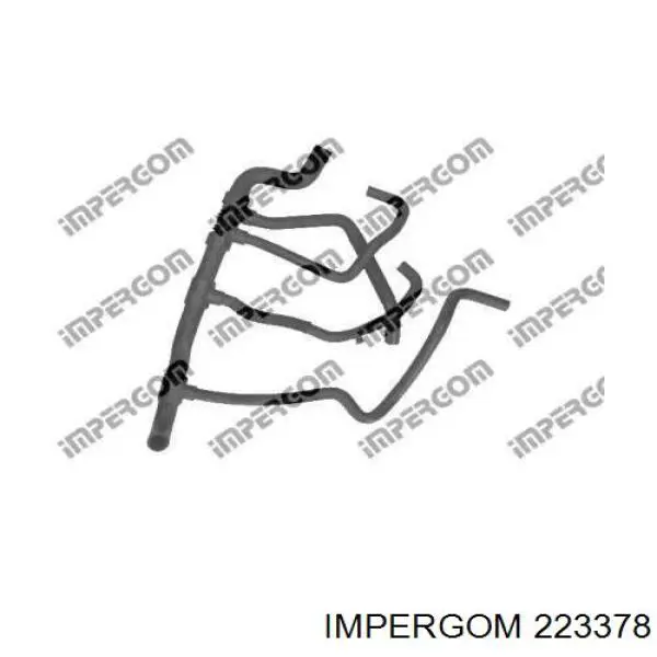 223378 Impergom manguera refrigerante para radiador inferiora