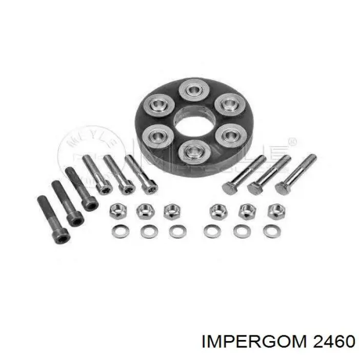 2460 Impergom articulación, árbol longitudinal, delantera