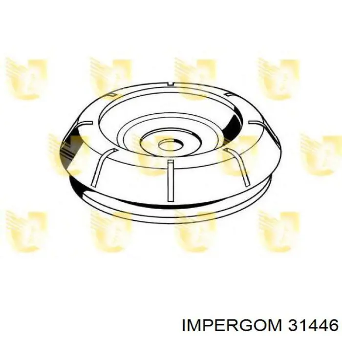 31446 Impergom soporte amortiguador delantero