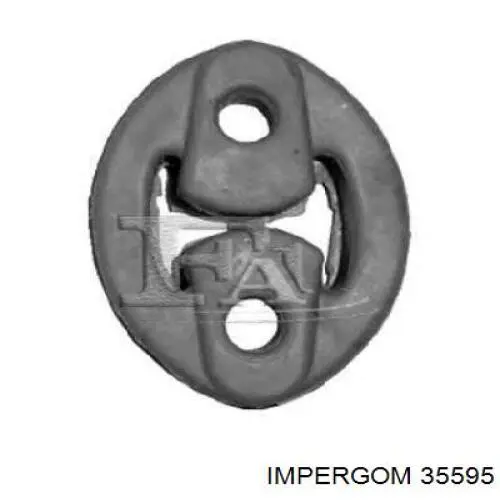 35595 Impergom soporte, silenciador