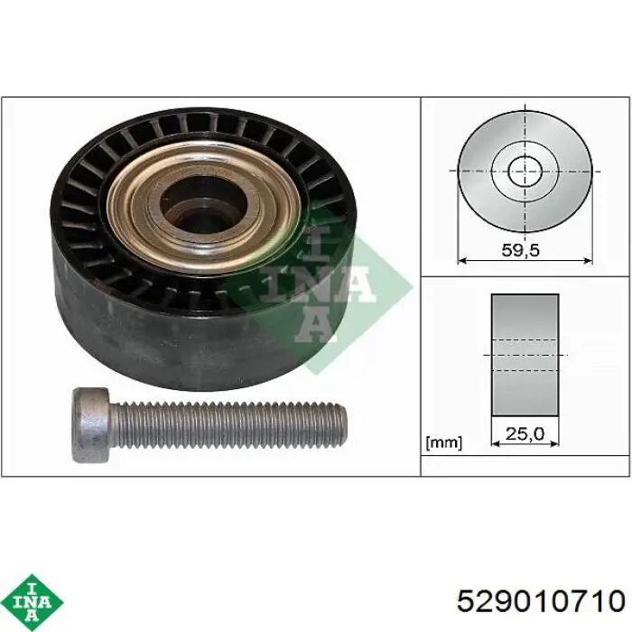 529 0107 10 INA correa de transmision, juego completo