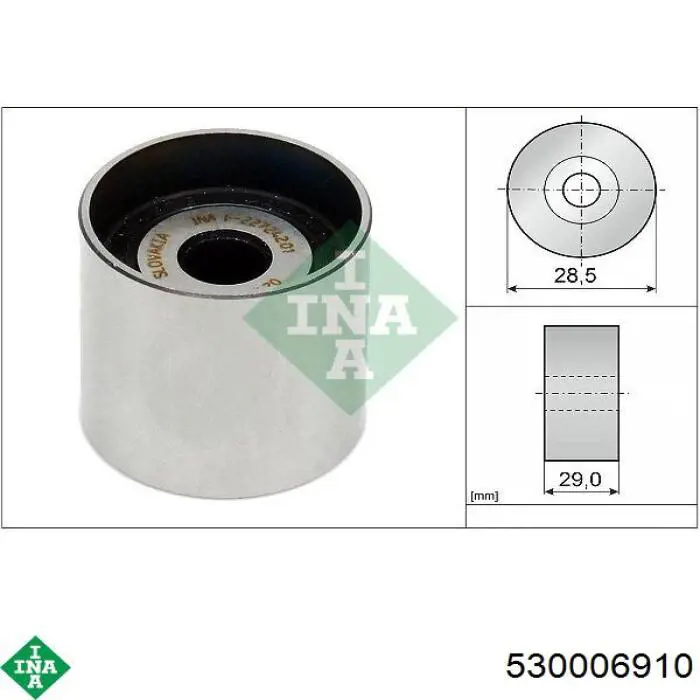 530 0069 10 INA kit correa de distribución