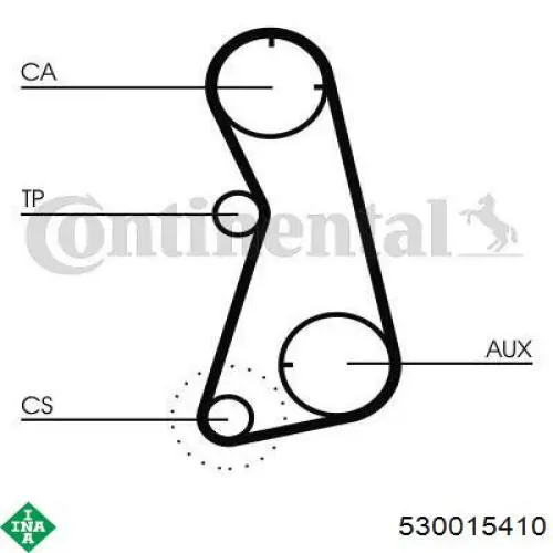 530 0154 10 INA kit correa de distribución