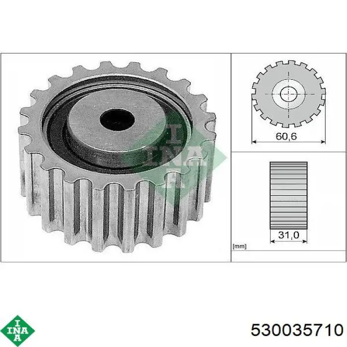 530 0357 10 INA kit correa de distribución