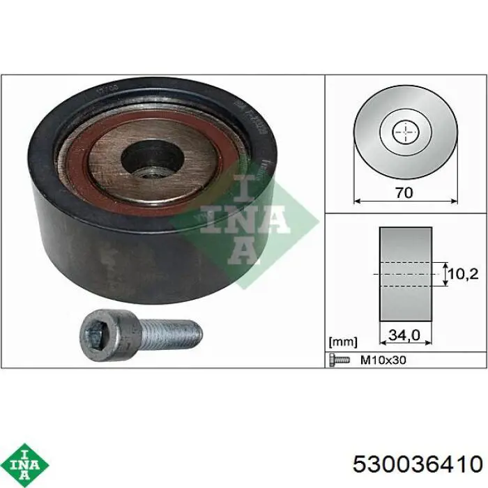 530 0364 10 INA kit correa de distribución