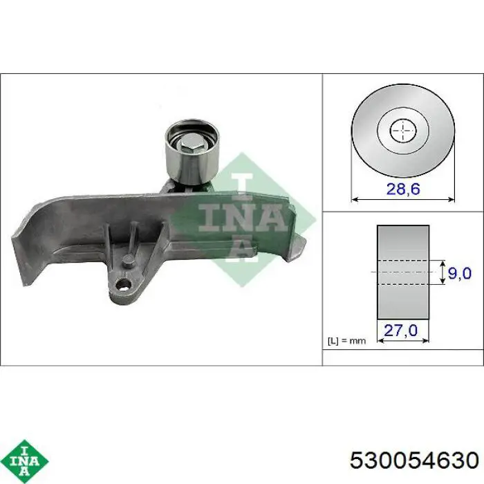 530 0546 30 INA kit correa de distribución