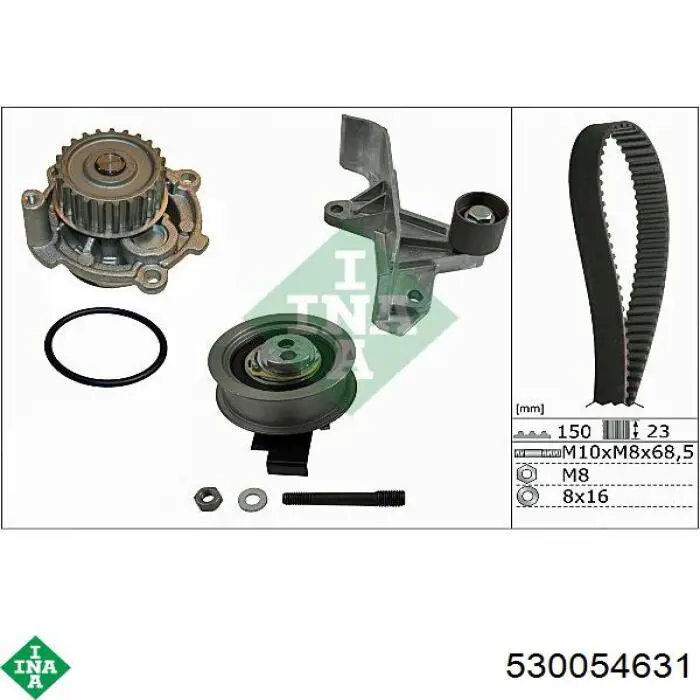 530 0546 31 INA kit correa de distribución