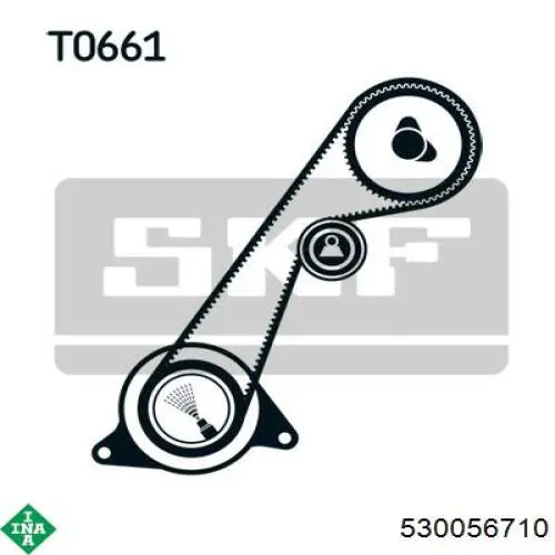 530 0567 10 INA kit correa de distribución