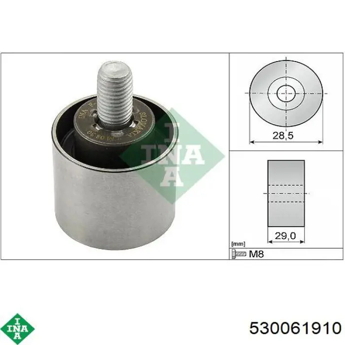 530 0619 10 INA kit correa de distribución