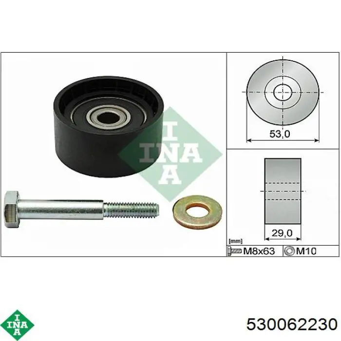 530 0622 30 INA kit correa de distribución