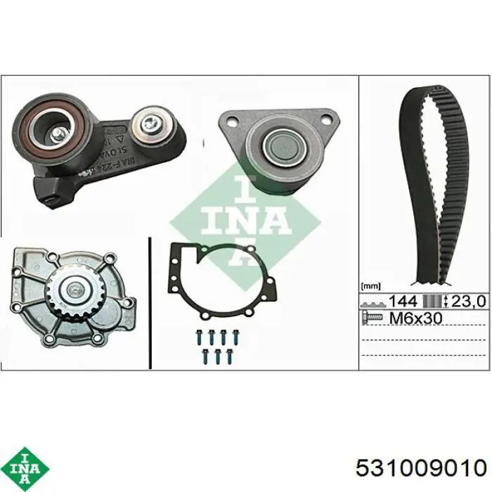 531009010 INA rodillo, cadena de distribución