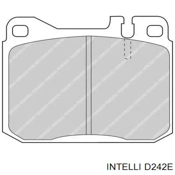 D242E Intelli pastillas de freno delanteras