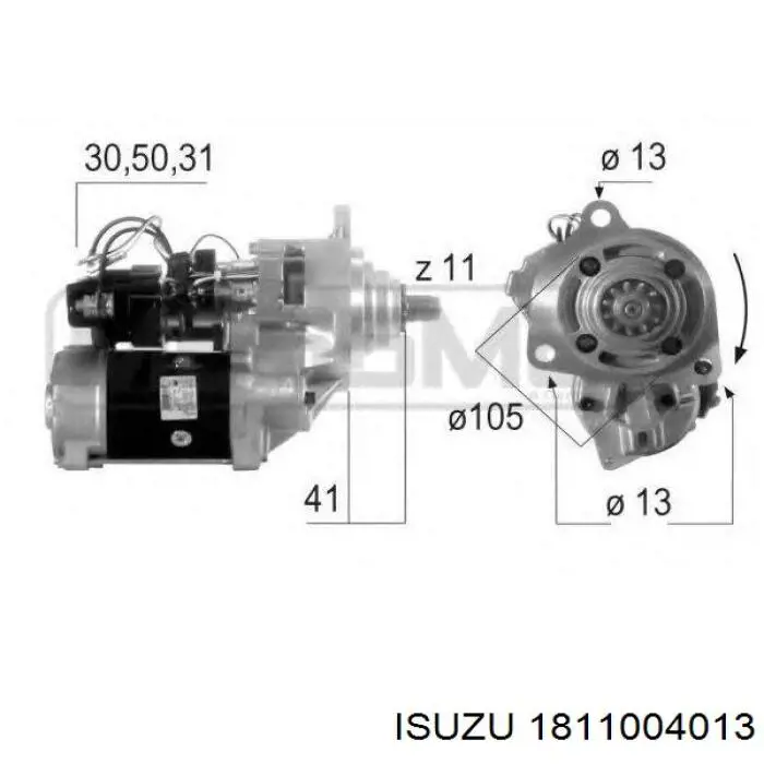 1811004013 Isuzu 
