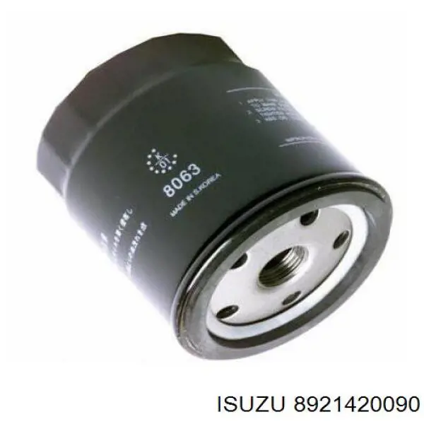 8921420090 Isuzu filtro de aceite