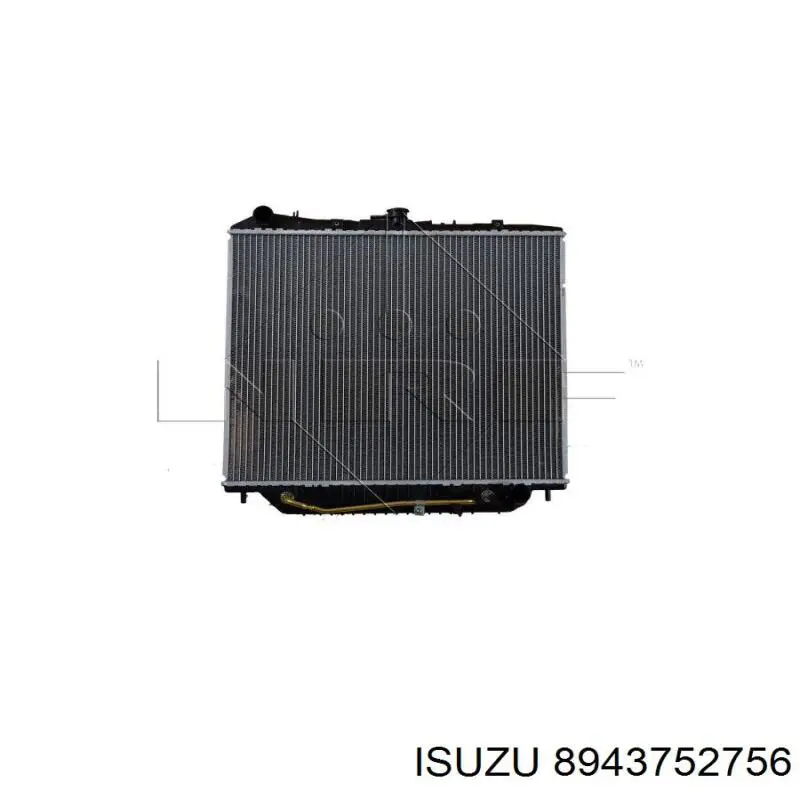 8943752756 Isuzu radiador refrigeración del motor