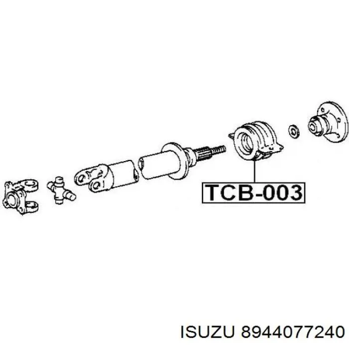  Cojinete, palier, eje delantero para Isuzu Trooper UB