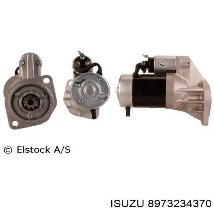 8973234370 Isuzu motor de arranque